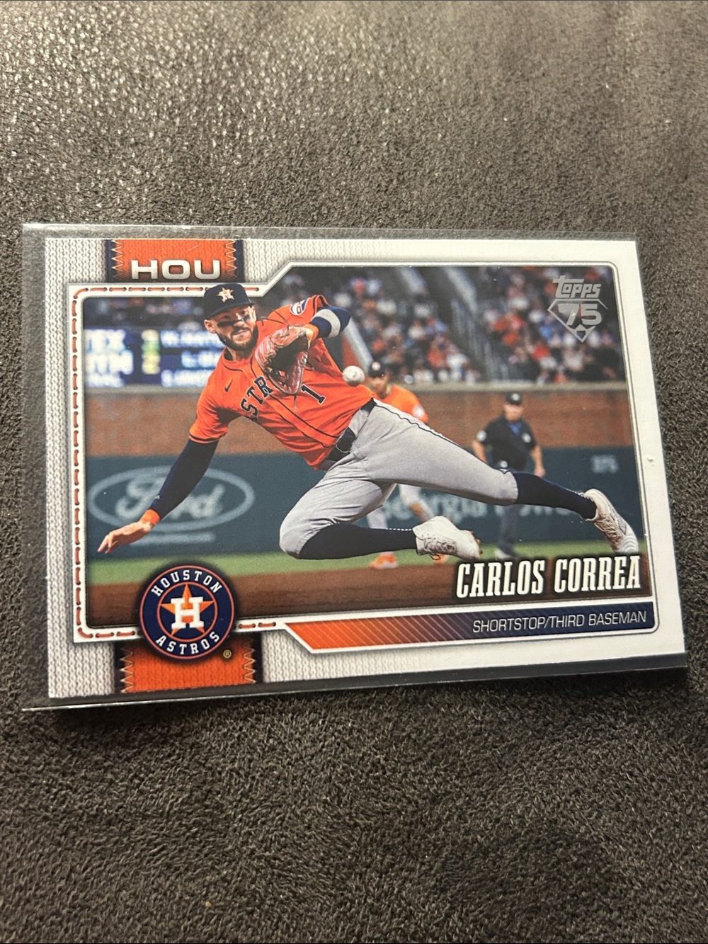 Topps Houston Astros Baseball Card - Carlos Correa 2026